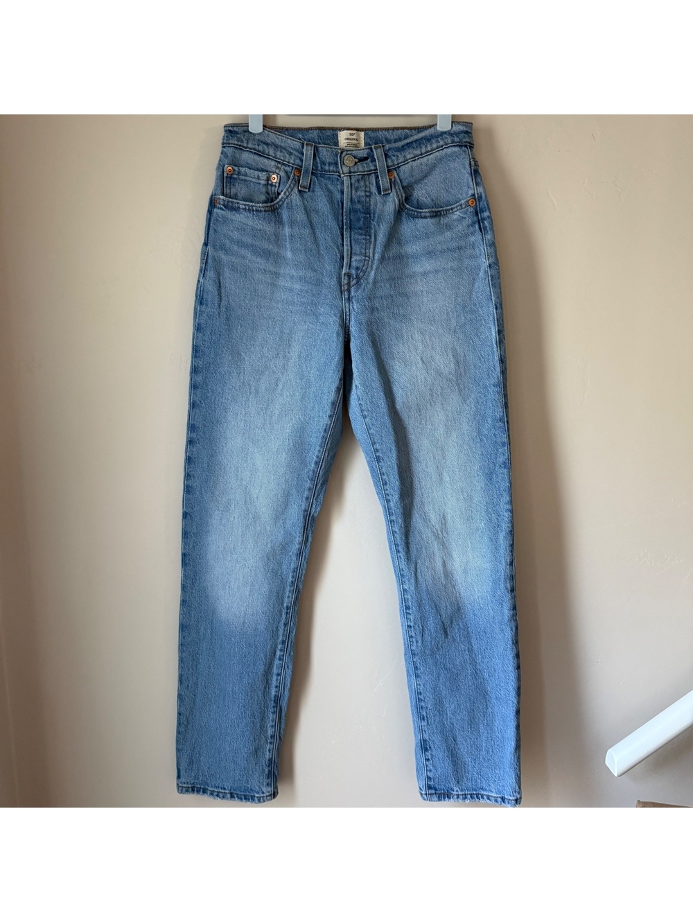 Women’s Levi’s 501 Original Jeans | W27 L30 | Light Wash Straight Leg Y2K